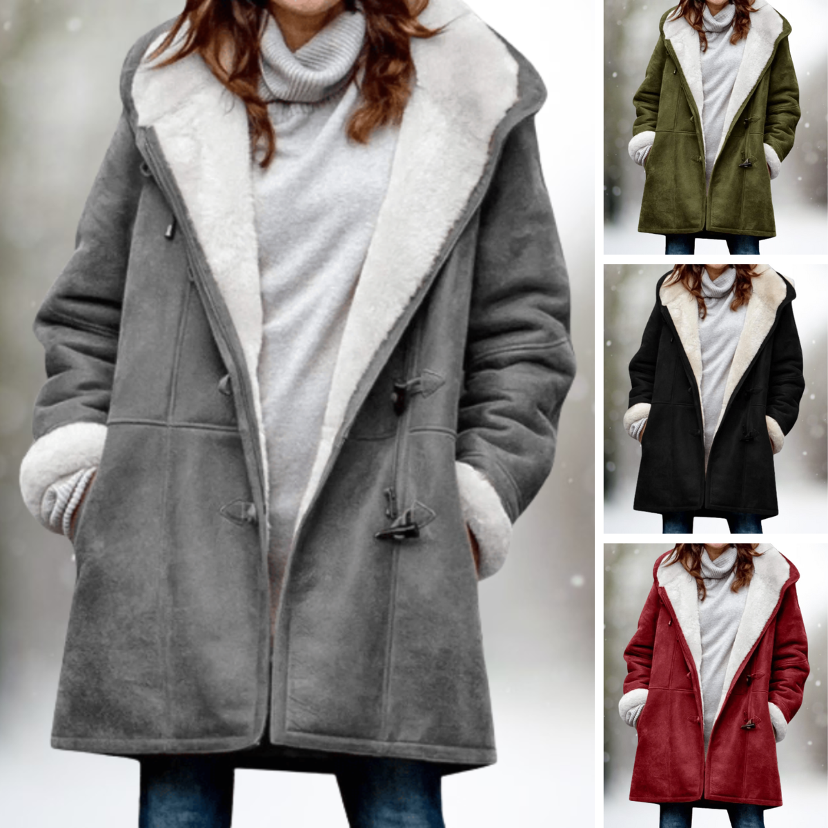 Alexa | PREMIUM SUEDE FLEECE JACKET